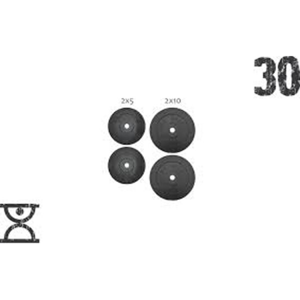 

Комплект битумных дисков RN-Sport 30 кг (2x5 кг, 2x10 кг) (RNbitset30)(RNbitset30)