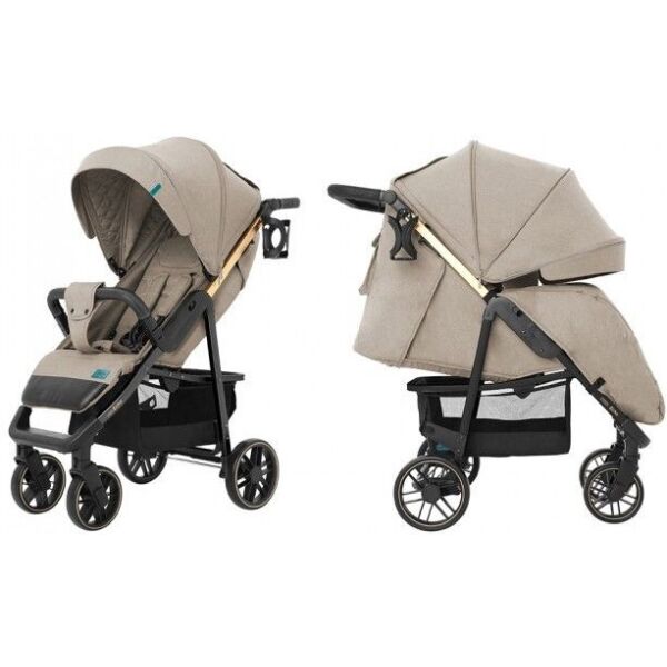 

Коляска прогулочная CARRELLO Echo CRL-8508/2 Camel Beige + дождевик (бежевая)