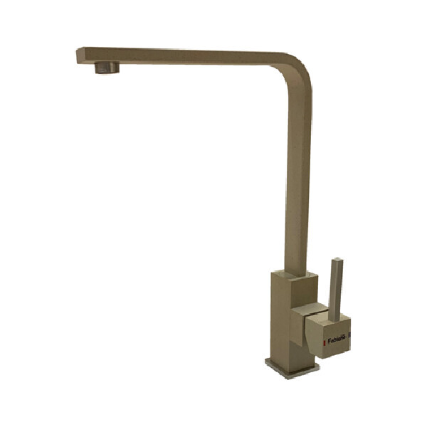 

Смеситель кухонный Fabiano FKM 52 S/Steel Beige бежевый