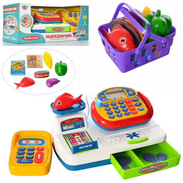 

Игровой набор кассовый аппарат Limo Toy 7019 UA