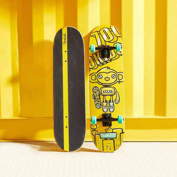 

Скейтборд 700Kids Double-Up Skateboard yellow (Робот)