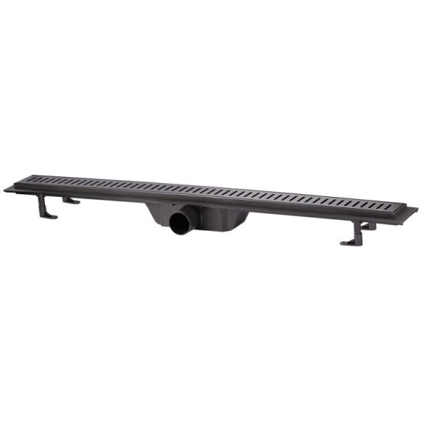 

Трап линейный Qtap Dry FF304-900MBLA с нержавеющей решеткой 900х73