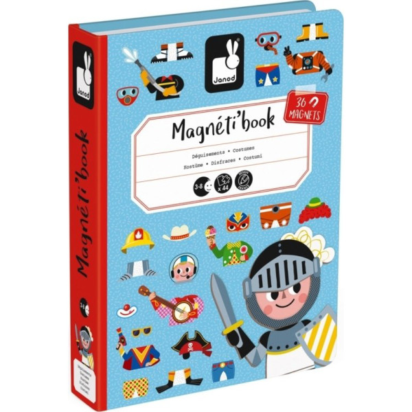

Магнитная книга Janod Наряды для мальчика (J02719)