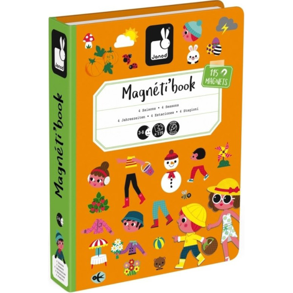 

Магнитная книга Janod 4 сезона (J02721)