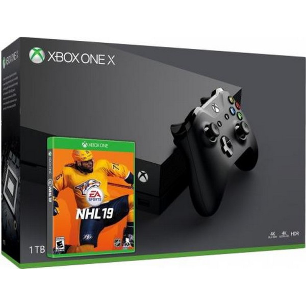 

Microsoft Xbox One X 1Tb + NHL 19 (русская версия)