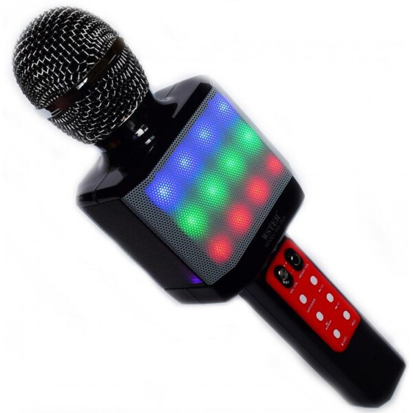 

​Беспроводной караоке микрофон Wster WS-1828 с возможностью смены голоса Black