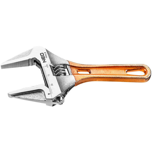 

Ключ разводной Neo Tools короткий 185 мм, диапазон 0-53 мм (03-022)