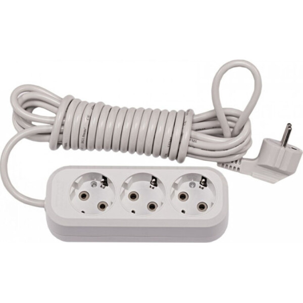 

Сетевой удлинитель Luxel 3 розетки 10 М с заземлением (7139)