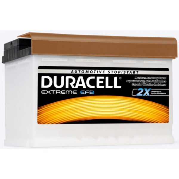 

Автомобильный аккумулятор Duracell Extreme EFB DE 70 EFB EN660A
