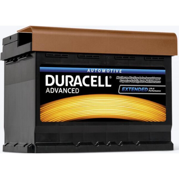 

Автомобильный аккумулятор Duracell Advanced DA 62H EN550A