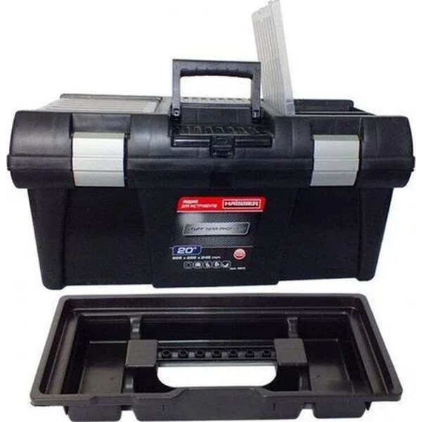 

Ящик для инструментов HAISSER 20 "Staff Semi Profi Alu 74724
