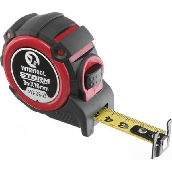 

Рулетка Intertool Strom 3м x 16мм (MT-0843)