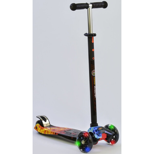 

Самокат Best Scooter MAXI Огонь Черный (А 24665 /779-1314)