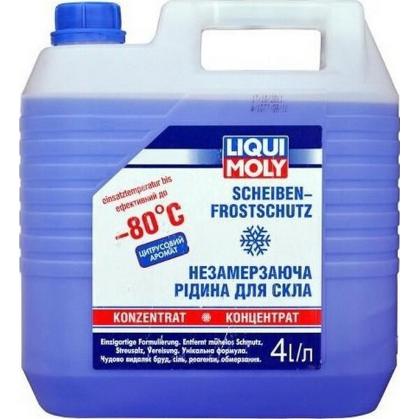 

Омыватель стекла Liqui Moly Scheiben Frostschutz -80C (концентрат) 4 л.