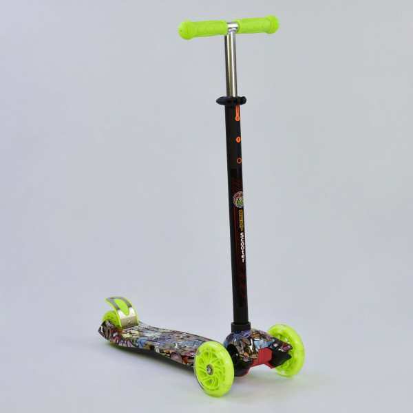 

Самокат Best Scooter MAXI Graffiti А 25470/779-1325 Black/Lime Green (779-1325)