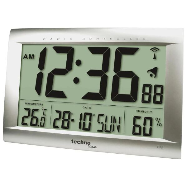 

Часы настенные Technoline WS8009 Silver (WS8009)