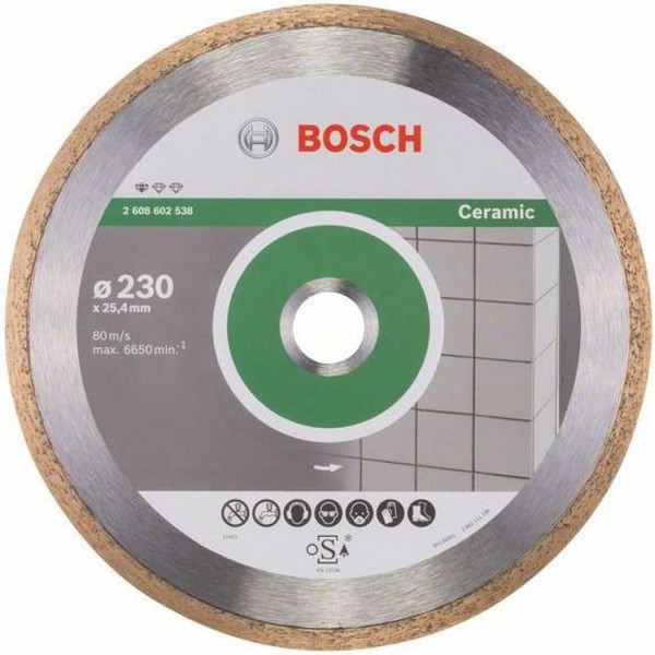 

Отрезной диск Bosch Professional for Ceramic 230 x 25.4 мм (2608602538)