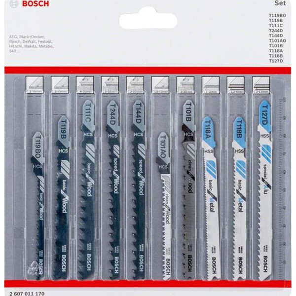 

Набор лобзиковых пилок Bosch Wood (2.607.011.170)
