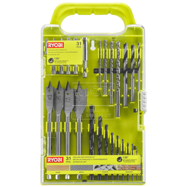 

Набор сверл и бит Ryobi RAKDD31 (5132004663)