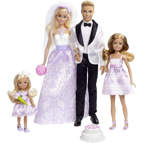 

Набор кукол Свадьба Barbie I Can Be A Bride Wedding Day Set DJR88