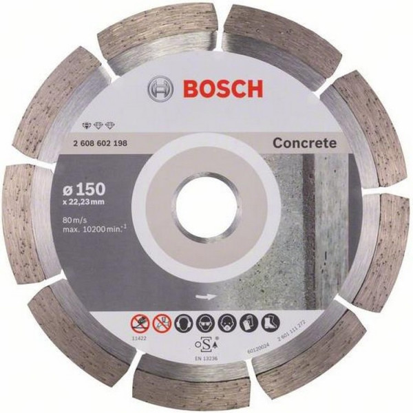 

Отрезной диск Bosch Standart for Concrete 150 x 22.23 мм (2608602198)