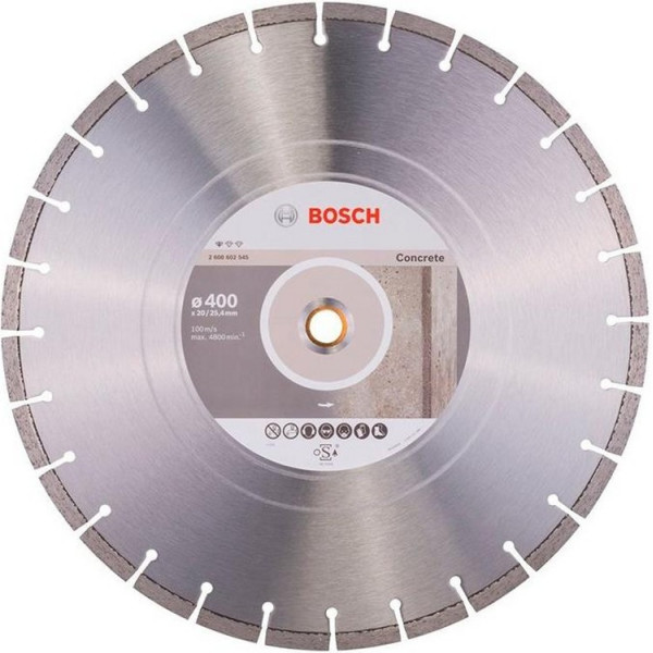 

Отрезной диск Bosch Standart for Concrete 400 x 20/25.4 мм (2608602545)