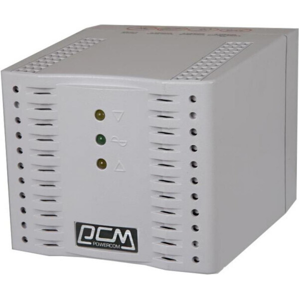 

Стабилизатор напряжения Powercom 600 Вт (TCA-1200) White