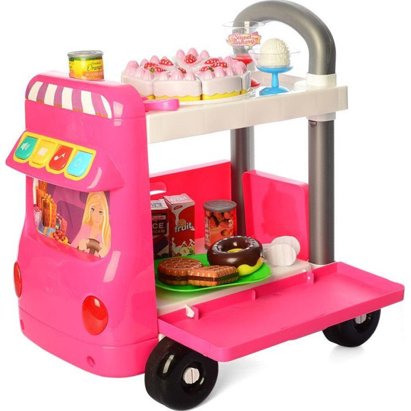 

Игровой набор магазин-тележка Bambi W034-W084 (pink)