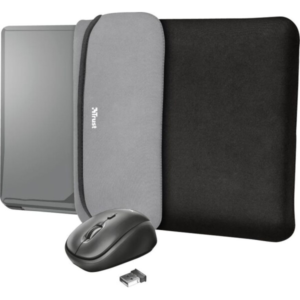 

15" Trust Yvo Reversible + мышь Black (23449)
