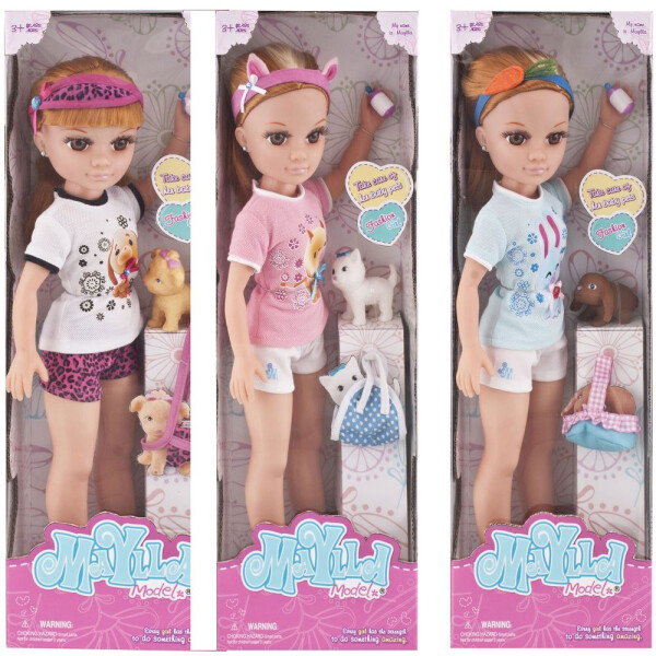 

Кукла 43 см с питомцем MAYLLA Model в ассорт. (88113)