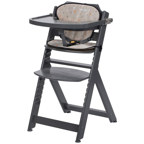 

Стул для кормления Safety 1st Timba серый с подушкой Warm Grey