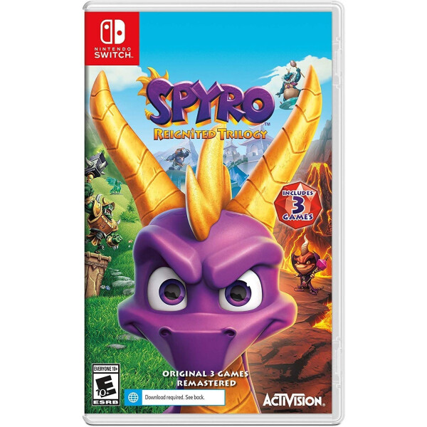 

Диск с игрой для Nintendo Switch Spyro Reignited Trilogy