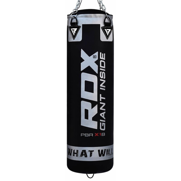 

Боксерский мешок RDX Leather Black 1.2 м, 40-50 кг (00007416)