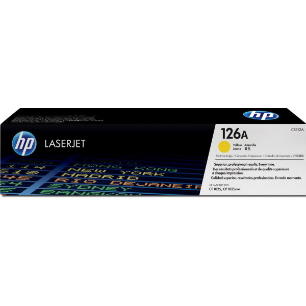 

Картридж HP LJ CE312A Yellow