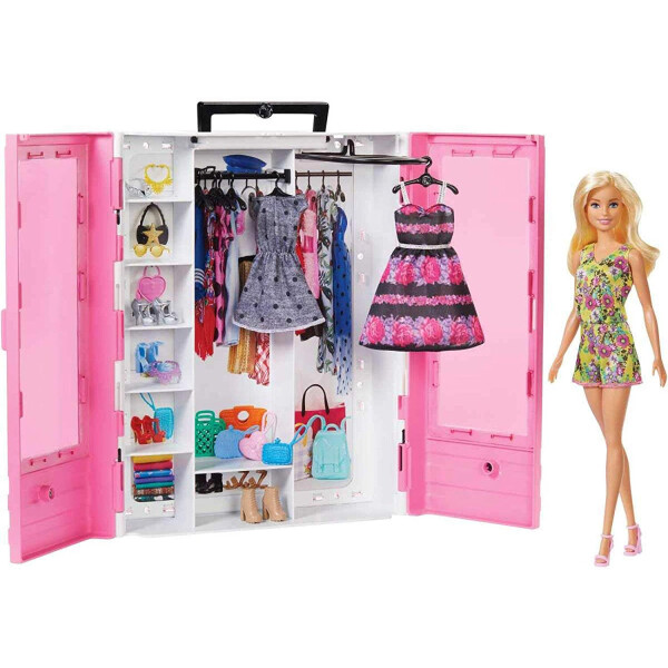 

Шкаф-чемодан с куклой Barbie Fashionistas Ultimate Closet Doll and Accessories GBK12