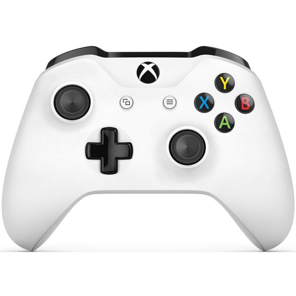 

Microsoft Xbox One S Wireless Controller with Bluetooth (White) + Адаптер беспроводного геймпада для Windows (Upgrade Version)