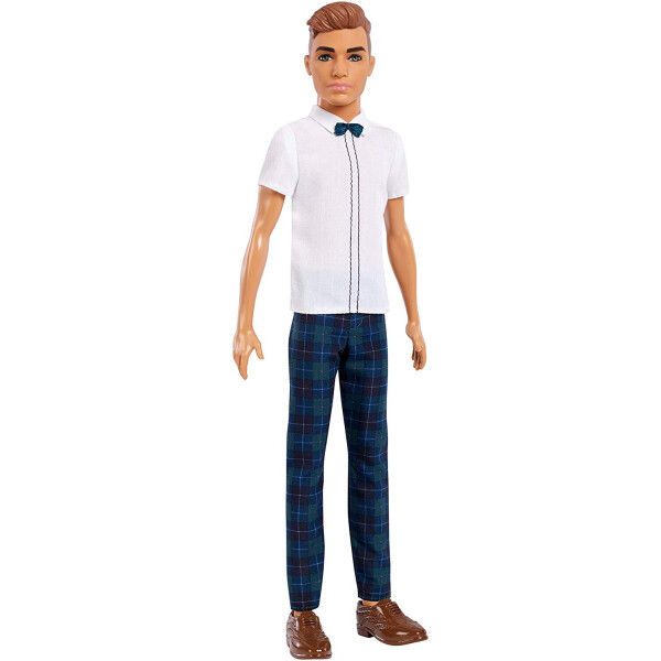 

Кукла Barbie Модник Ken Fashionistas Slick Plaid, Brown Hair Doll 117 FXL64