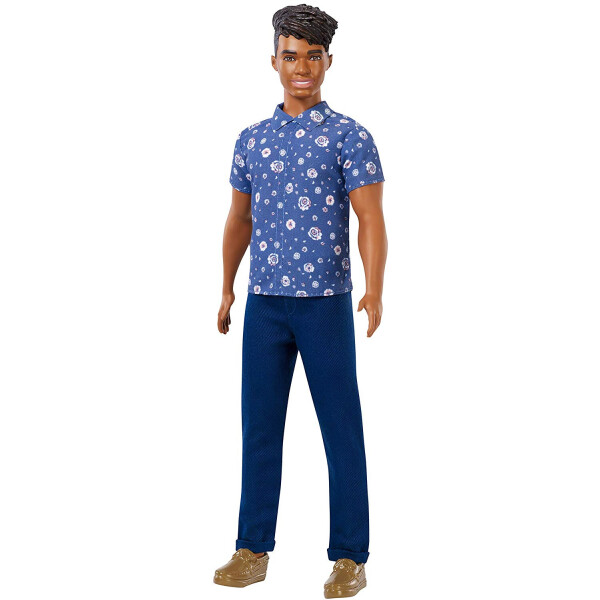 

Кукла Barbie Модник Ken Fashionistas Doll, Preppy Florals, Black Hair 114 FXL61