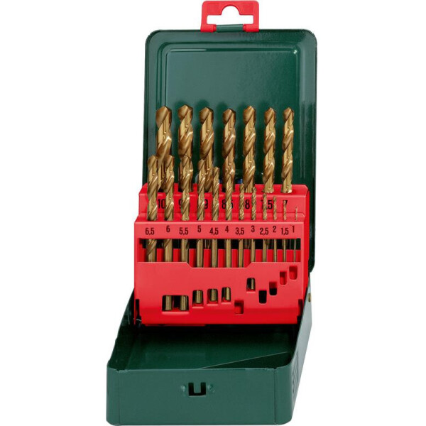 

Набор сверл по металлу Metabo HSS-TiN Promotion 19 шт. (627156000)