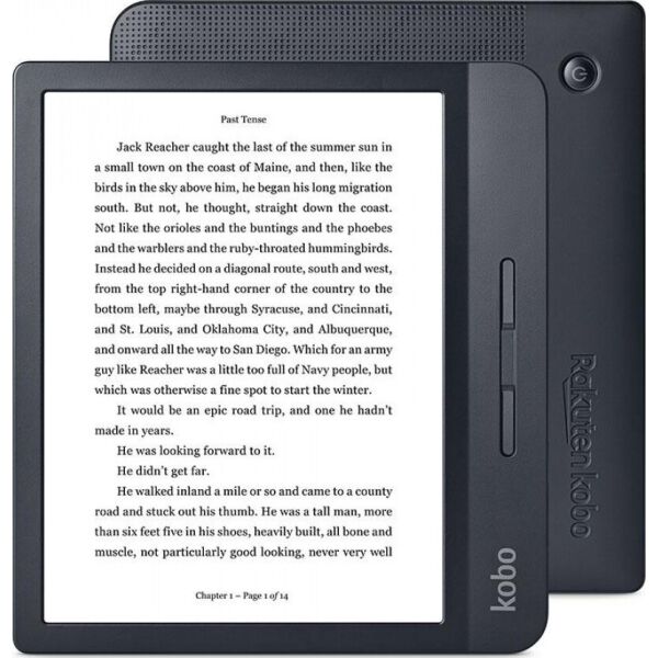 

Kobo Libra H2O 6” E-Ink Carta 1448 х 1072 ComfortLight PRO Black