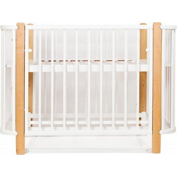 

Кроватка Twins Luno L100-LU-01 белый с буковым