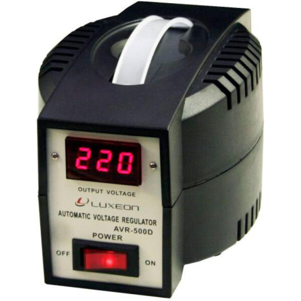 

Стабилизатор напряжения LUXEON AVR-500 D (черный)
