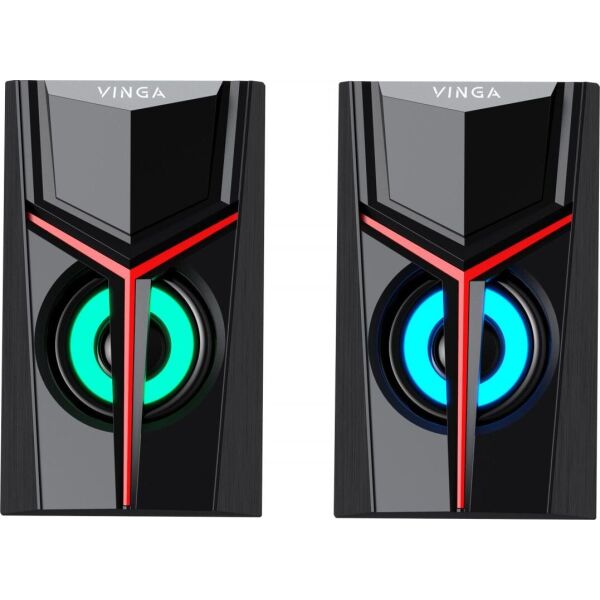 

Колонки 2.0 Vinga SP-100 LED USB Black