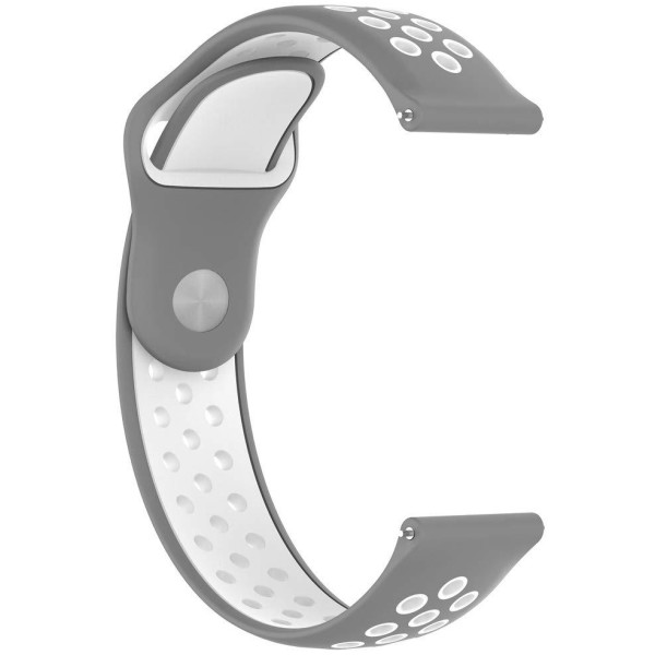 

Силиконовый ремешок Smart Band в AmazFit Bip серо-белый