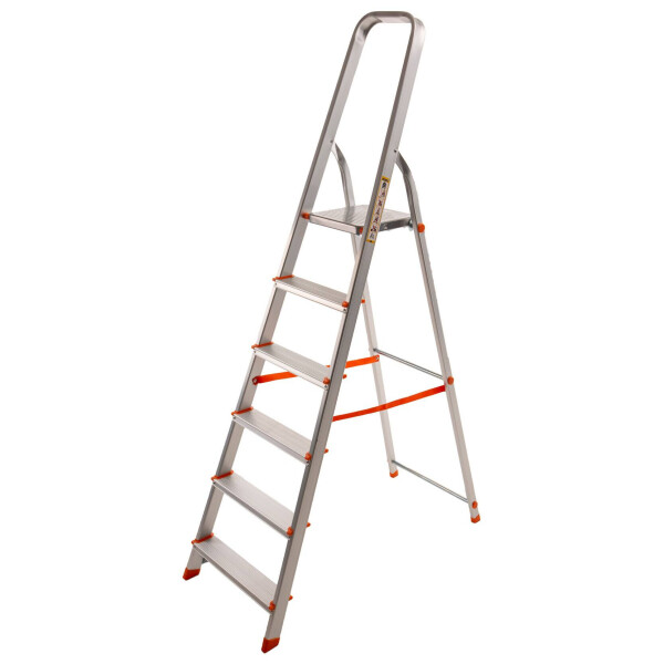 

Стремянка алюминиевая Laddermaster Alcor A1A6. 6 ступенек