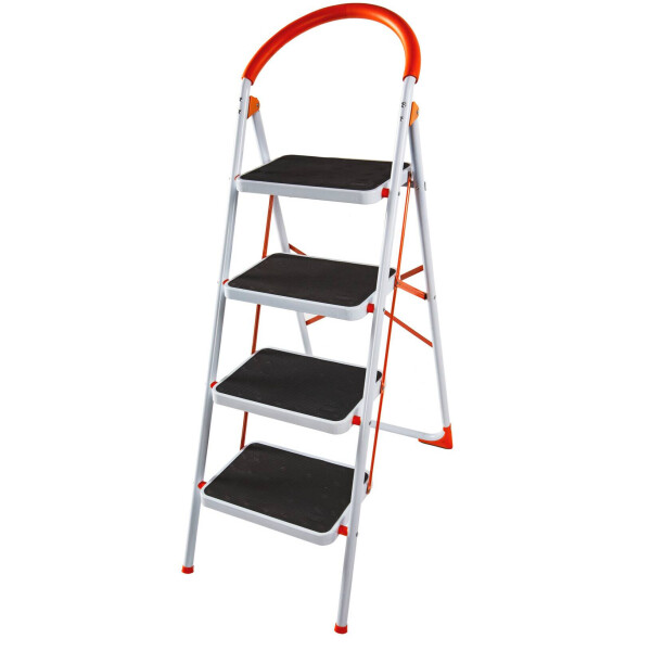 

Стремянка стальная Laddermaster Intercrus S1A4. 4 ступеньки