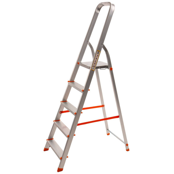 Стремянка алюминиевая Laddermaster Vega A1B5. 5 ступенек