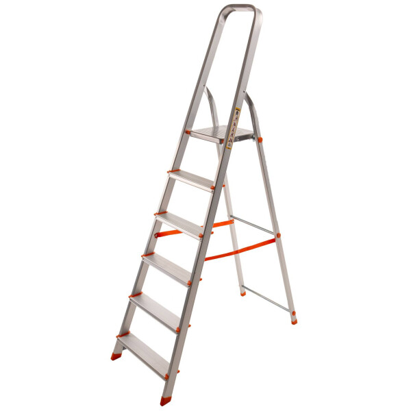 

Стремянка алюминиевая Laddermaster Vega A1B6. 6 ступенек