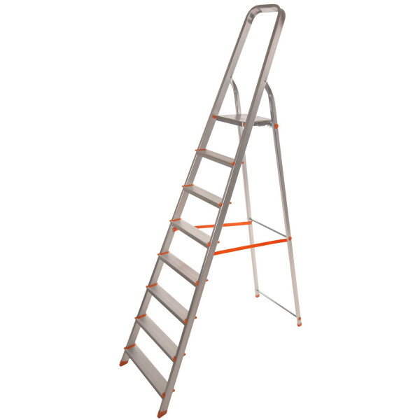 

Стремянка алюминиевая Laddermaster Vega A1B8. 8 ступенек