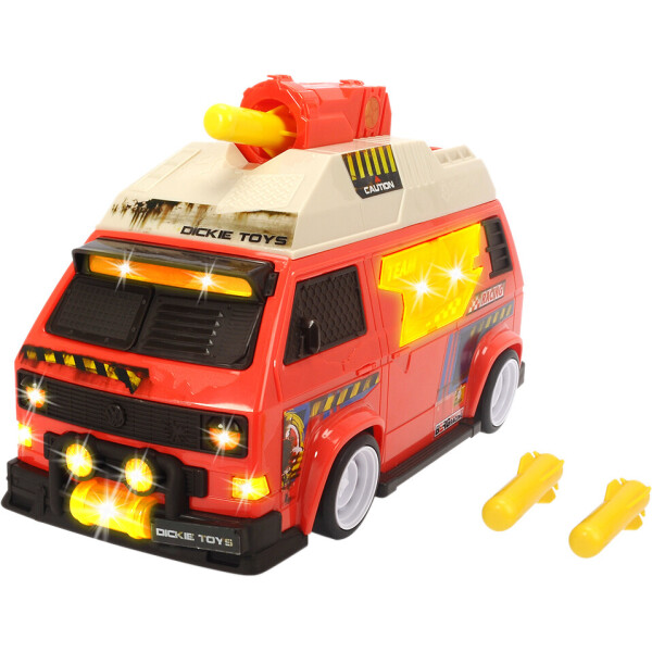 

Автомобиль Dickie Toys "Кемпер" с функцией стрельбы, со звуком и световыми эффектами 28 см (3756004)